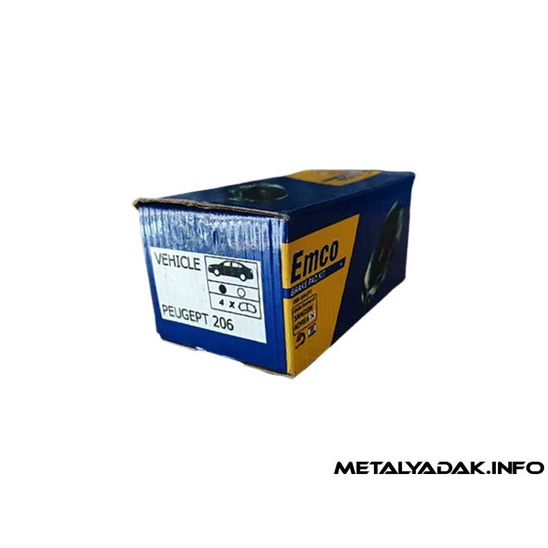 قیمت لنت جلو پژو 206 تیپ 5 امکو