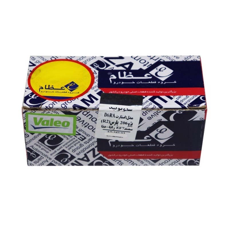 اتوماتیک سلونوئید استارت مدل D6RA پژو206و 207،سمند EF7،پژو پارس(R2) رانا و دنا عظام 3 پیچ استام صنعت