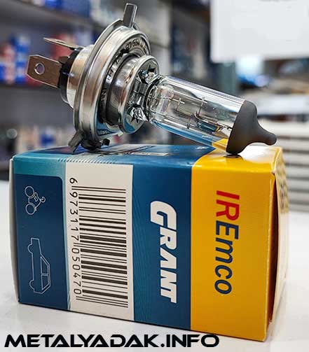 ویژگی های فنی لامپ جلو 3 پایه امکو